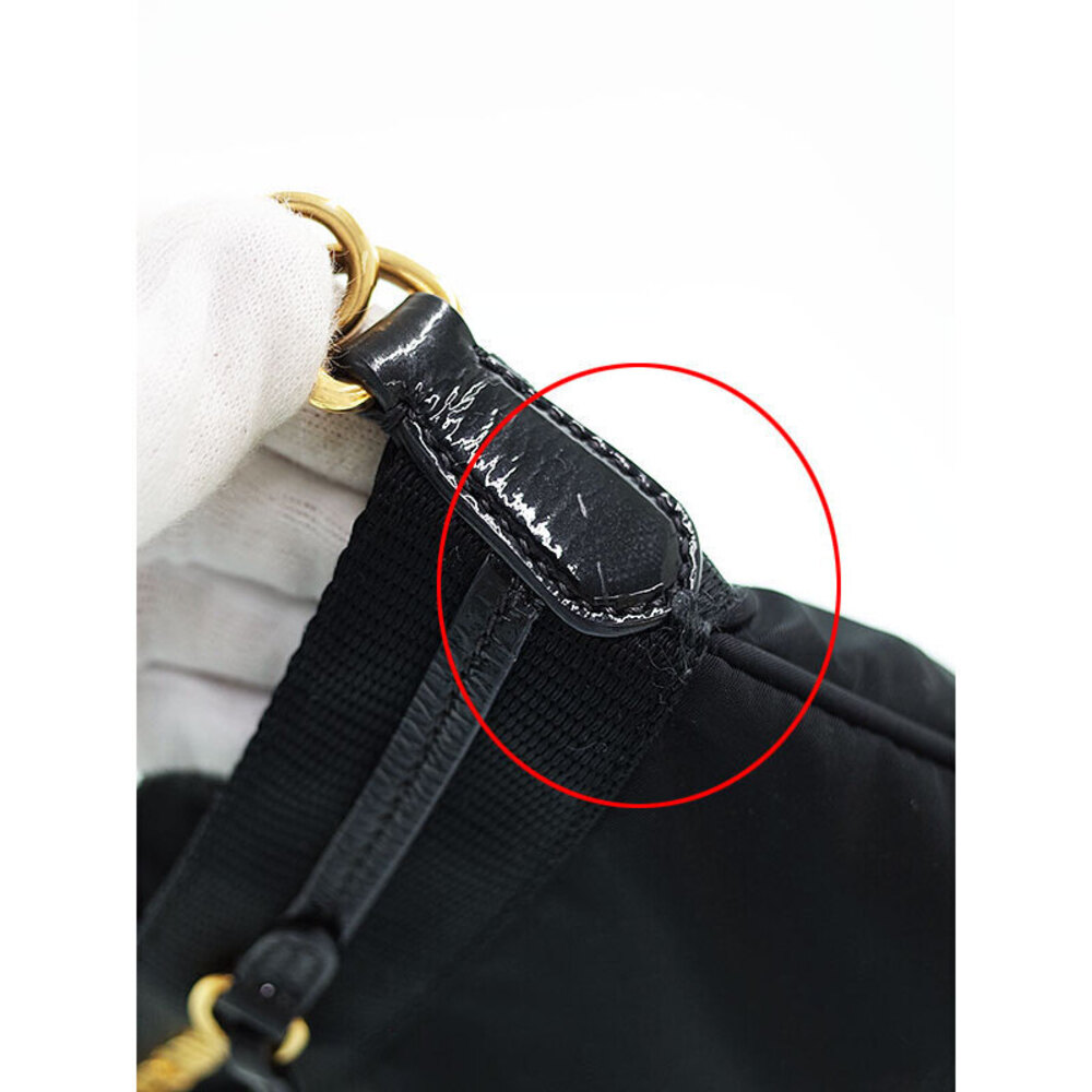 PRADA Logo Jacquard Shoulder Bag - Picture 5 of 9